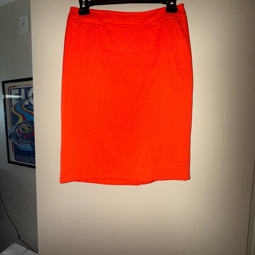 Halogen Bright Red Pencil Skirt